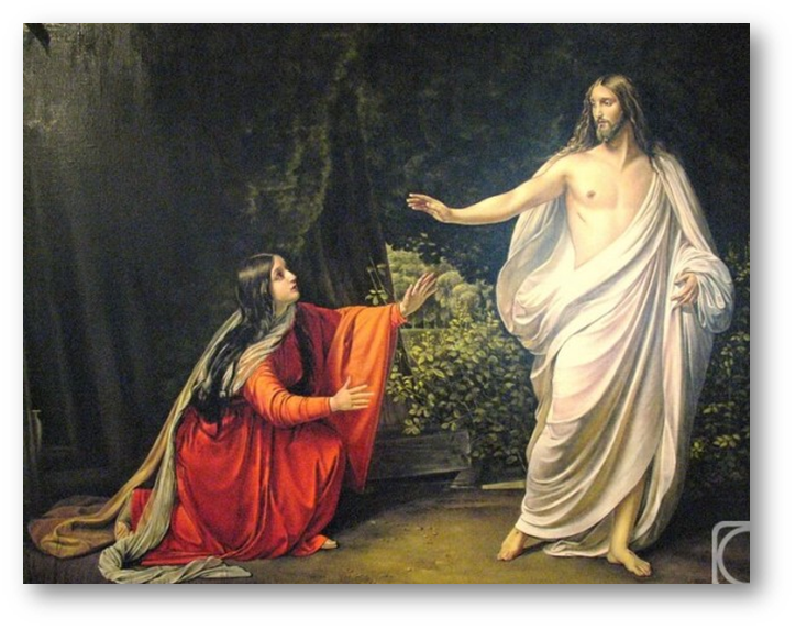 Явление Христа Марии Магдалине после воскресения. А.А.Иванов