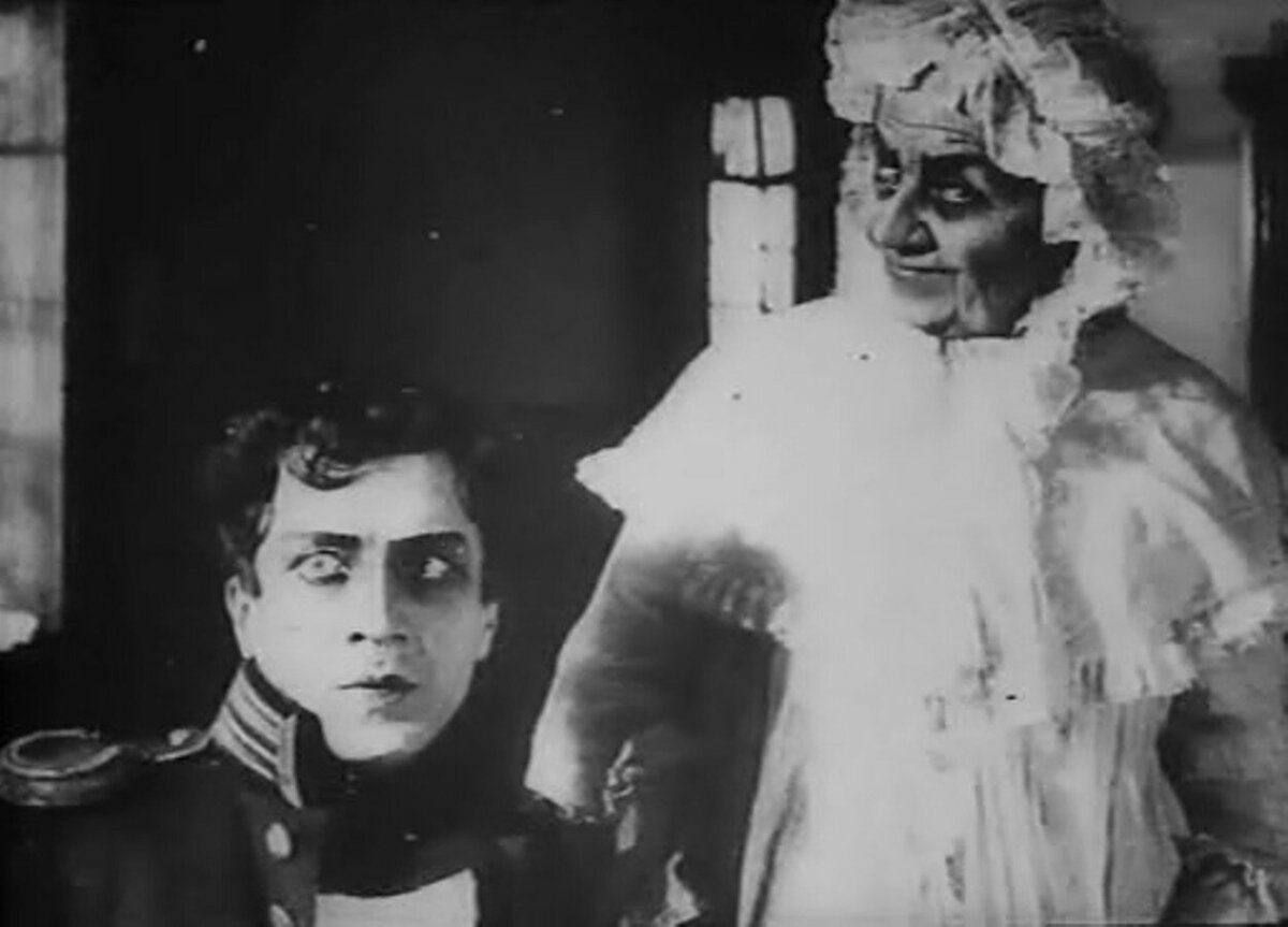 "Пиковая дама". Кадр из фильма Якова Протазанова (1916 г.)