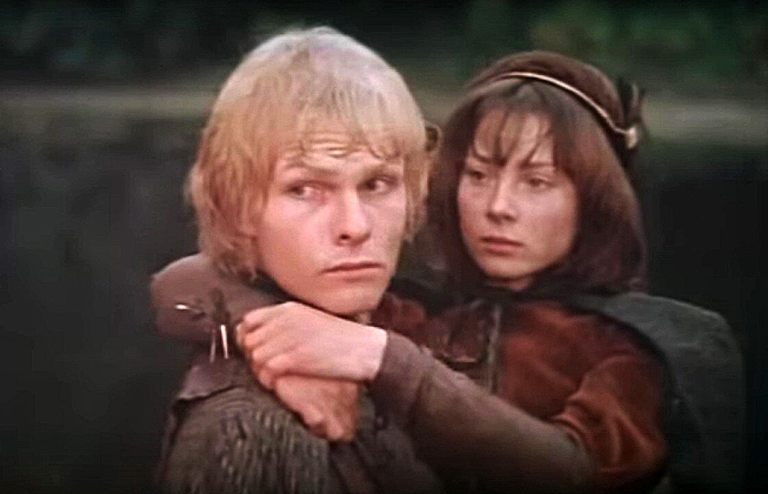 Кадр из советского фильма "Черная стрела". СССР 1985 г.