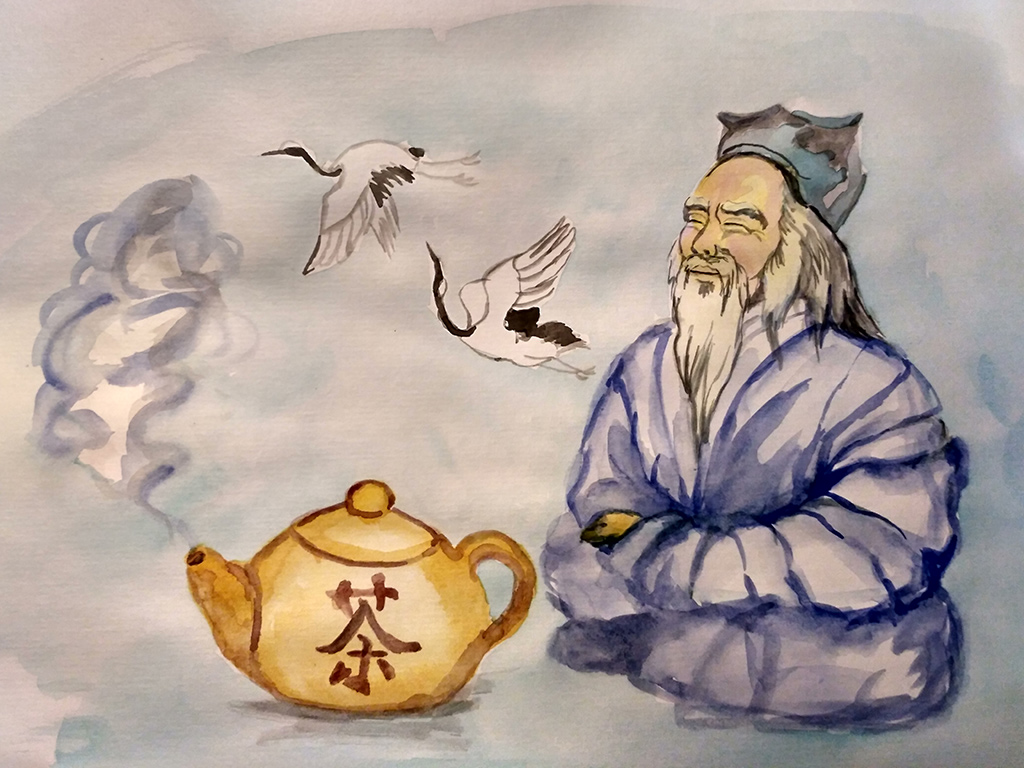Мудрый ясный. Хинг ши китайский мудрец. Китайская чайная церемония живопись и Конфуций. Японский мудрец. Мудрый китаец.