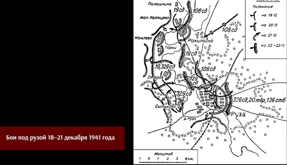 Бои под истрой 1941 карта