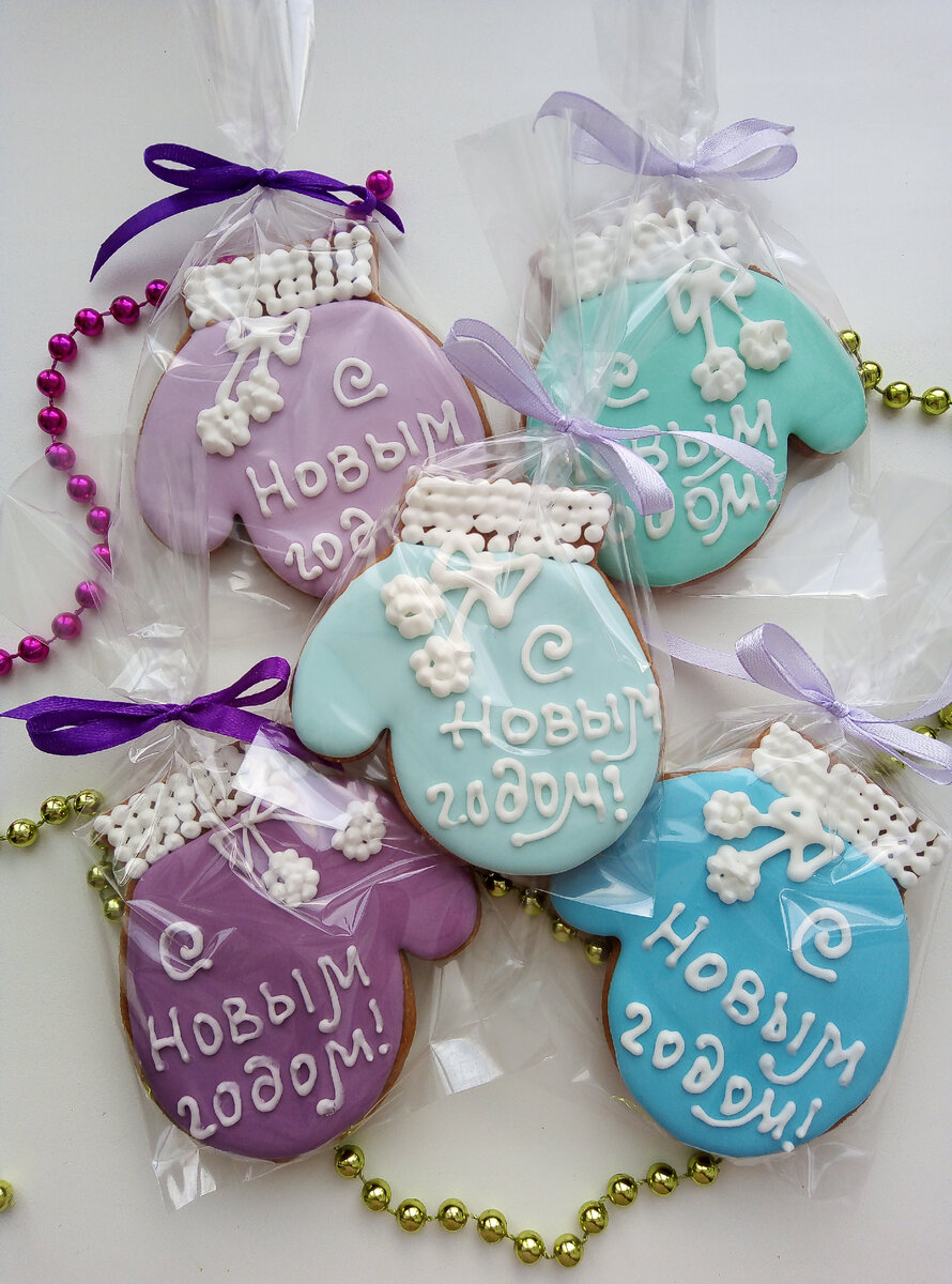 Пряники - варежки 