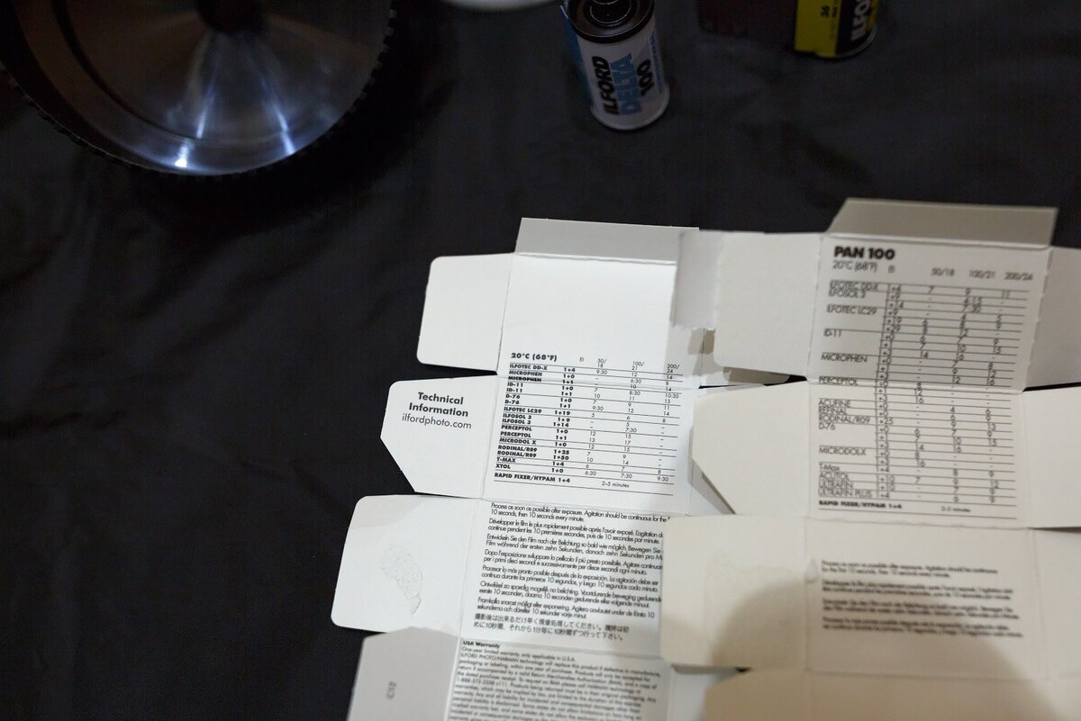 Самая достоверная информация про обработку плёнок находится внутри упаковок