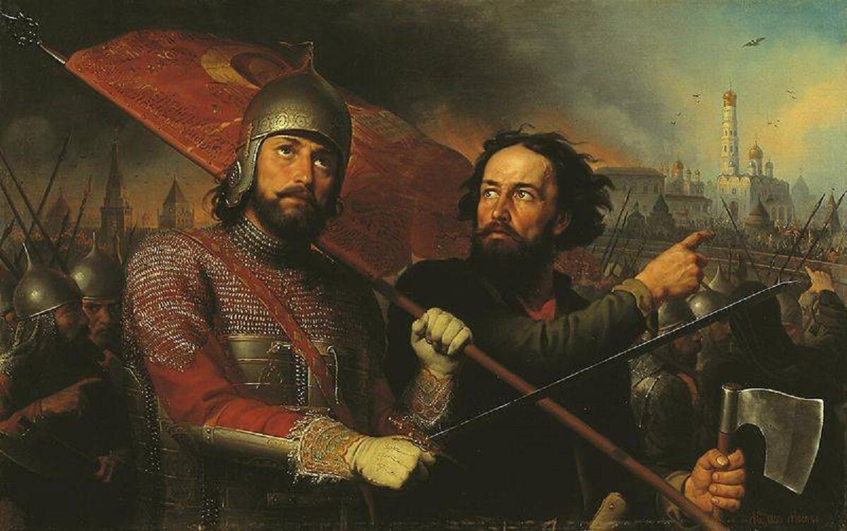 М. И. Скотти. "Минин и Пожарский" (1850)