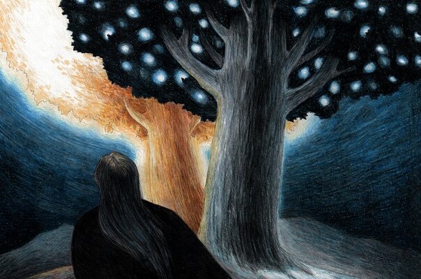 Мелькор у Деревьев 