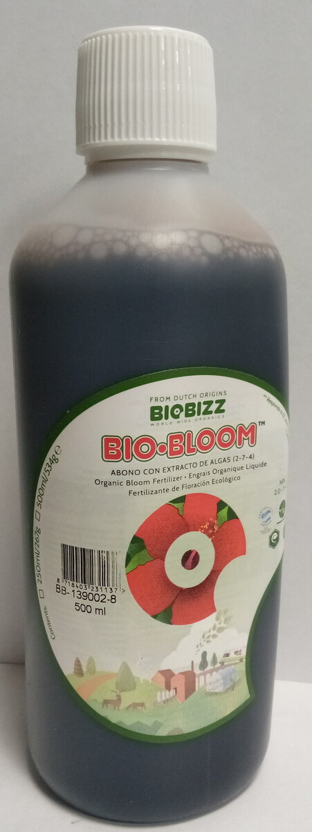 BioBizz Bio Bloom - отличная база для фазы цветения - плодоношения