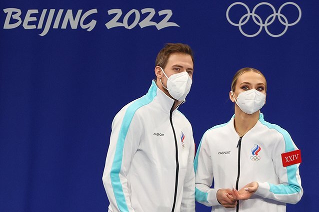 Виктория Синицина и Никита Кацалапов на Олимпиаде-2022 в ПекинеФото: Валерий Шарифулин/ТАСС