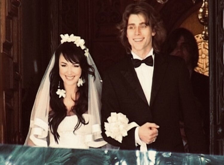 Их бракосочетание в 2007 году