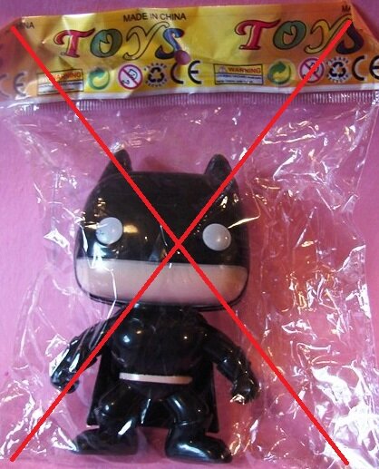 Batman подделка Funko Pop