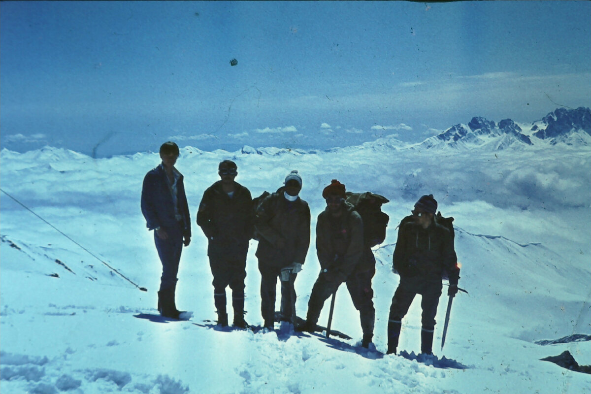 На склоне Казбека.