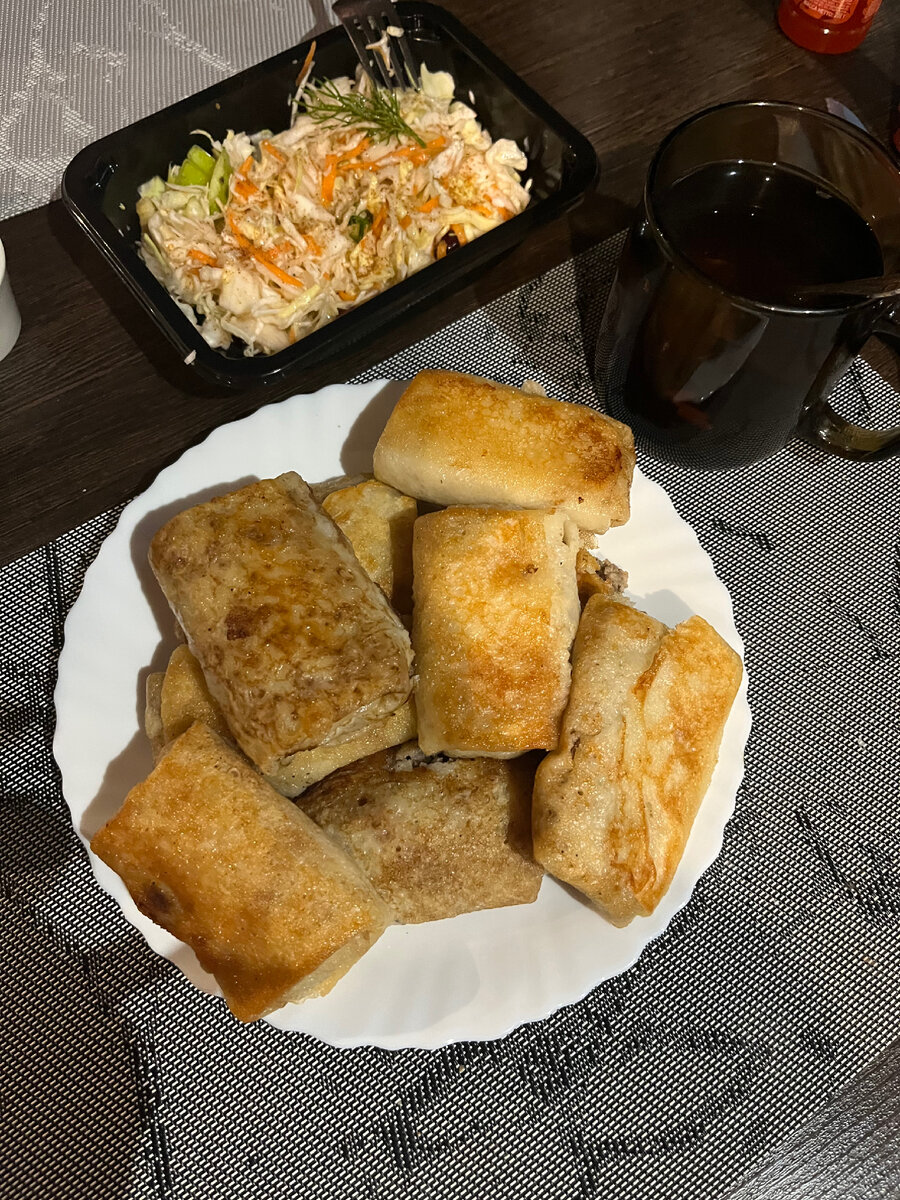 Фаршированные блинчики с мясом