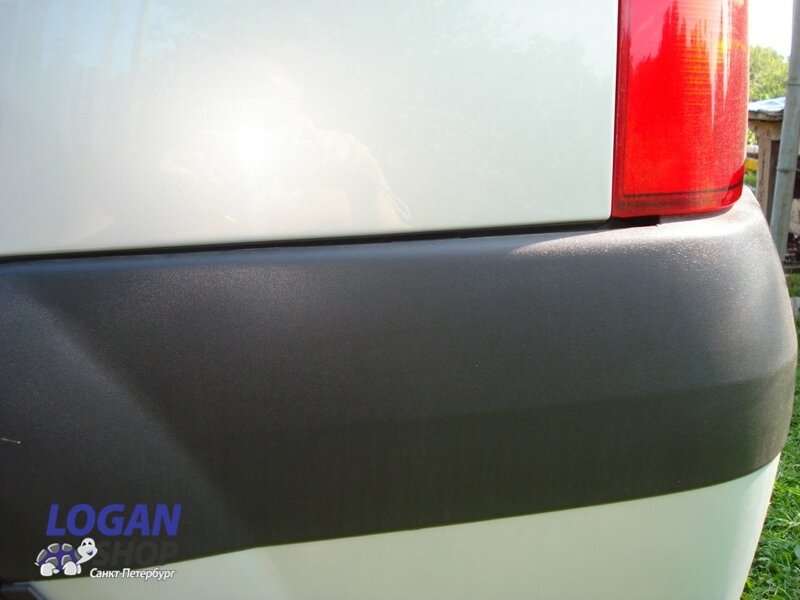 Пример провисания заднего бампера