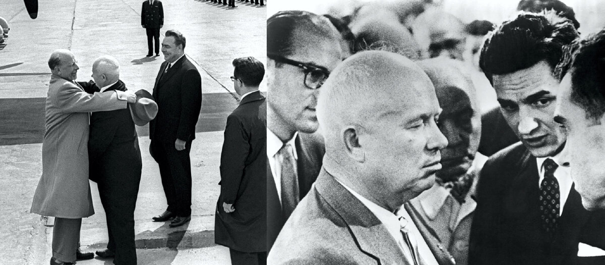 Против хрущева в 1957 выступил. Брежнев и Хрущев. Заговор против Хрущева. Брежнев переворот. Хрущёв против интеллигенции.