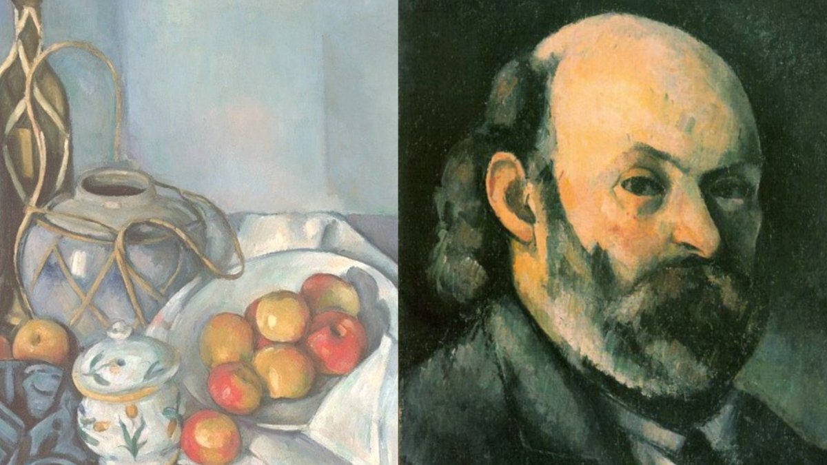 Cezanne. Луи Огюст Сезанн. Отец поля Сезанна. Современная Олимпия Сезанна. Поль Сезанн натюрморт с черепом.