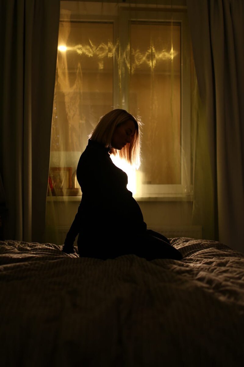 Восьмой месяц, в этот день узнали пол ребенка.