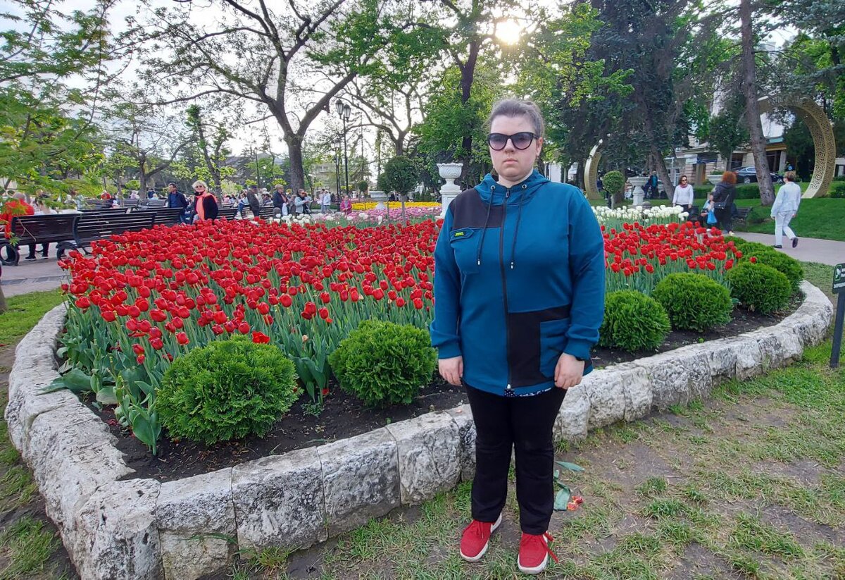 Тюльпаны в Пятигорске.