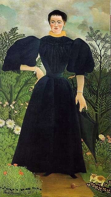 Анри Руссо - Портрет мадам М., 1895-97.