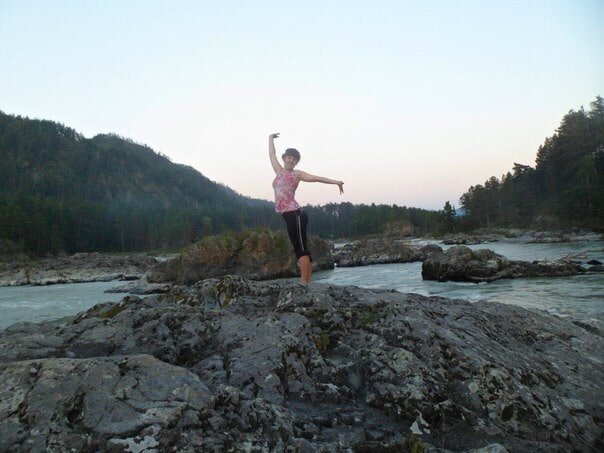 На Катунских ванночках. Фото из архива Алины Перевозновой. Лето 2015 г.