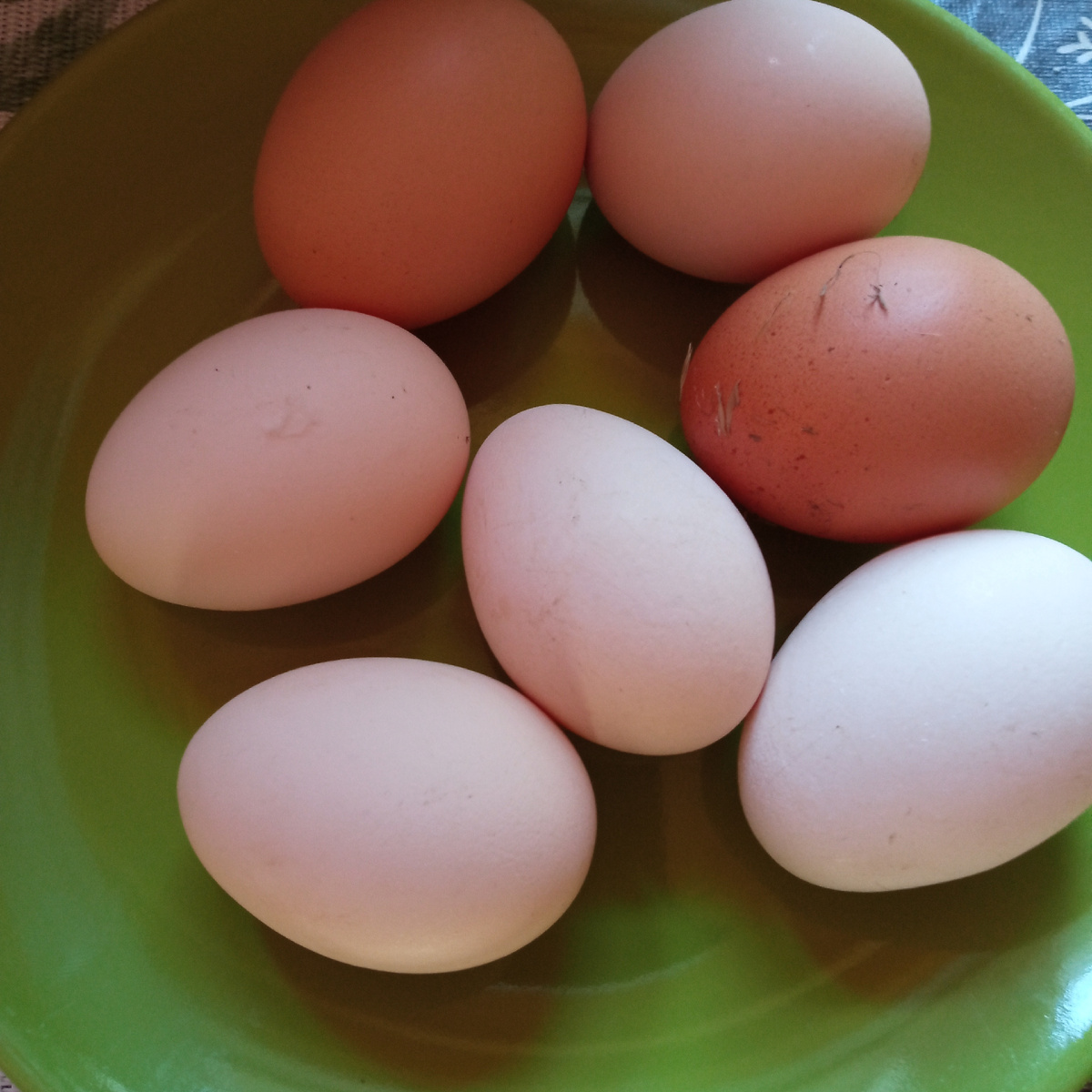 деревенское яйцо.