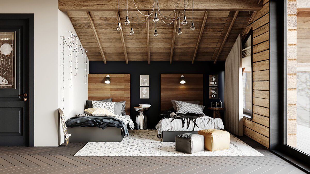 Детская. Панорамные окна, тепло и уют.