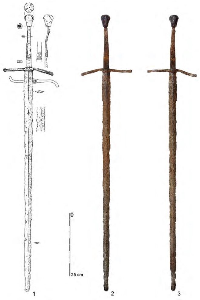 Меч из Слубице. Общий вид.