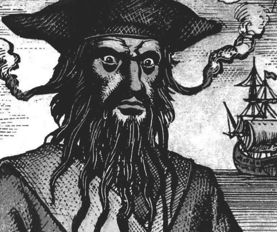 Blackbeard writing meme