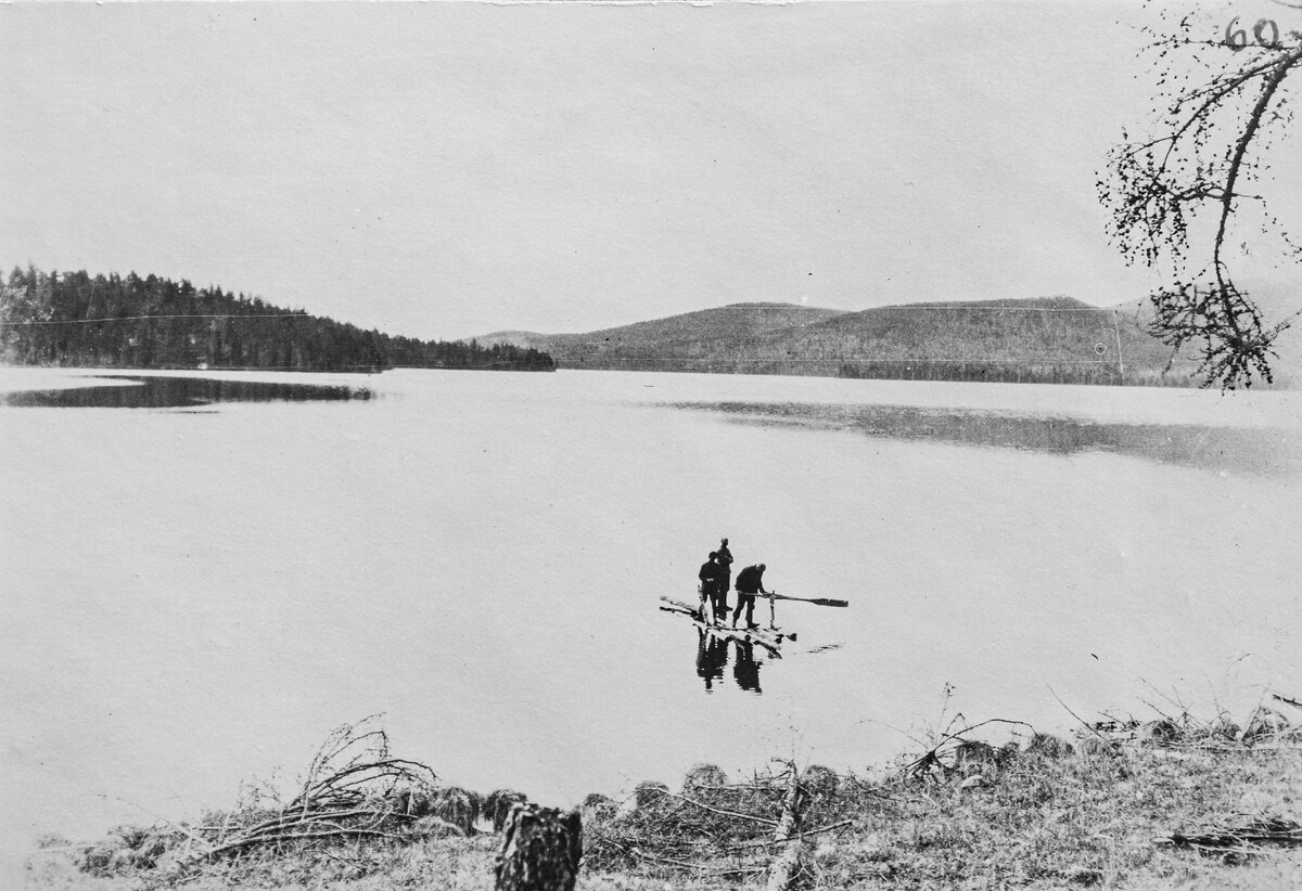 Озеро Азас, 1928 г., фото из фондов Нацархива РТ