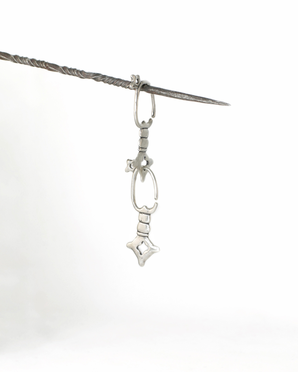 Аланские серьги, выполненные по археологическим находкам в северной Алании, 7-8 век н.э