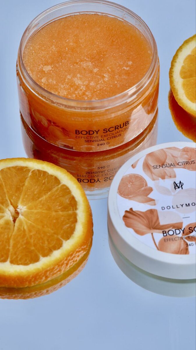 DOLLYMORE Скраб для тела Sensual Citrus с эфирным маслом апельсина