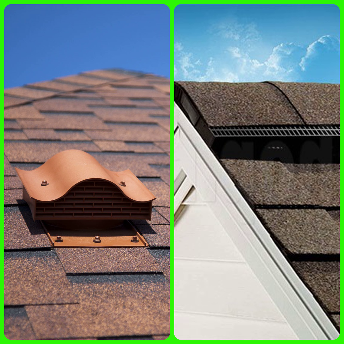 Аэраторы точечные и коньковые.