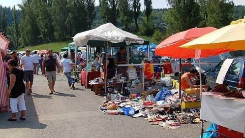 Карловы Вары. Блошиный рынок.