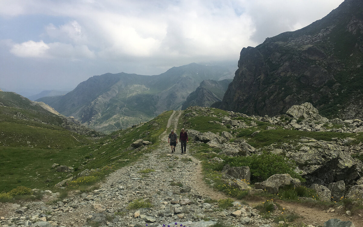 Восхождение на Col de la Traversette, предполагаемый маршрут пересечения Ганнибала.
Кредит: Lion Television / компания All3Media