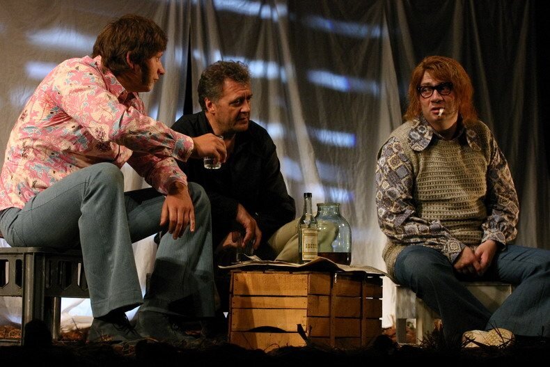 Фото со спектакля "Заповедник" Театра Ленсовета