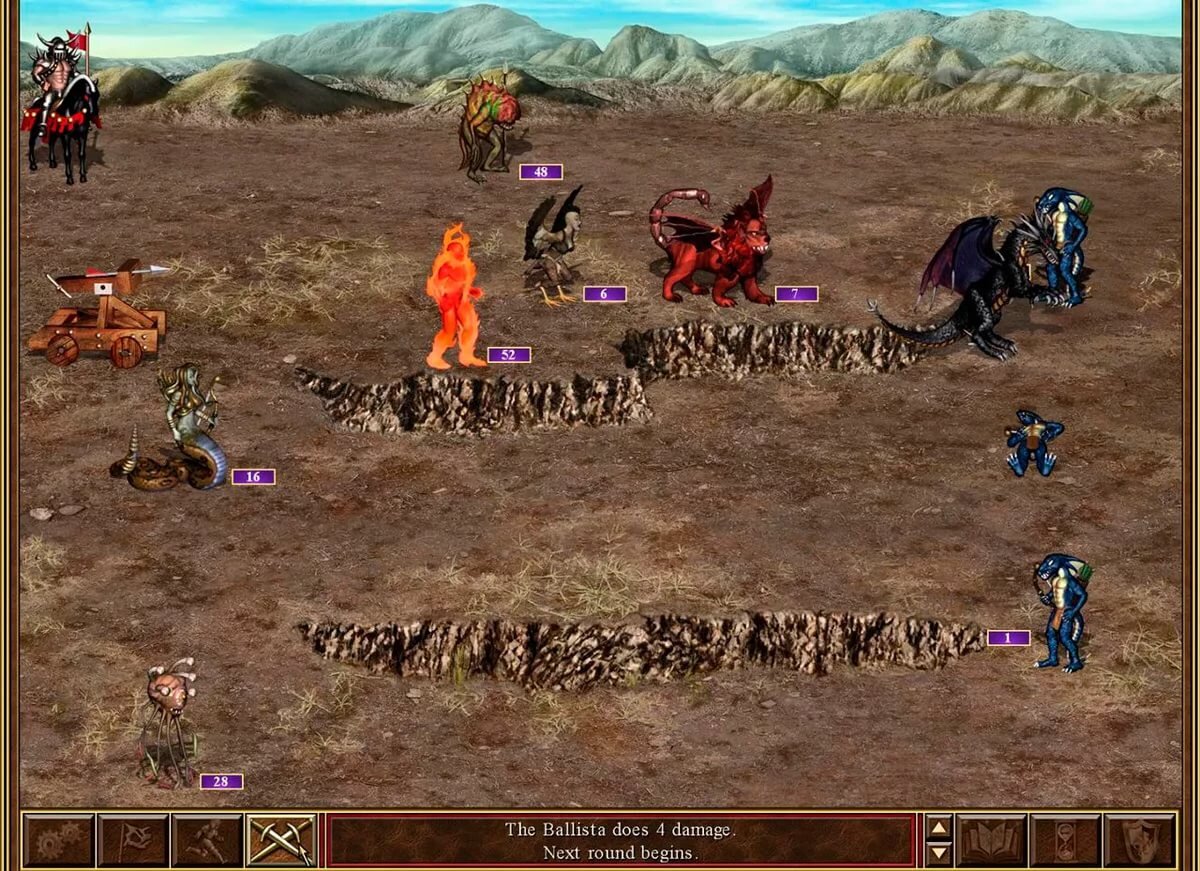 Вечные и легендарные Герои 3 пойдут на слабых ПК, а также без сомнения приукрасят Ваш досуг. Уровень визуального и звукового сопровождения до сих пор очень неплох!