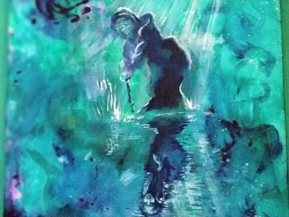 Картина Кэрол Хилтнер на тему, что каждая женщина в душе девушка.