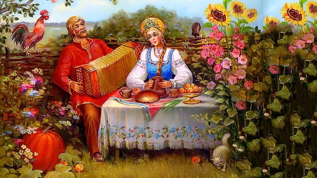 Лаковая миниатюра Федоскино хоровод. Украинская живопись. Приобщение к истокам русской народной культуры.
