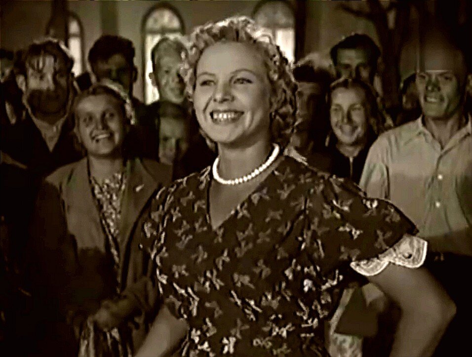 Кадр из фильма «Чемпион мира», 1954 г.