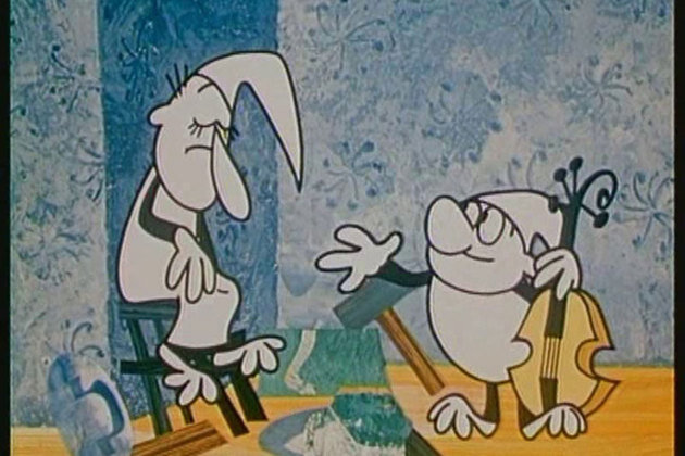 кадр из мультсериала "Сказки лесных человечков"