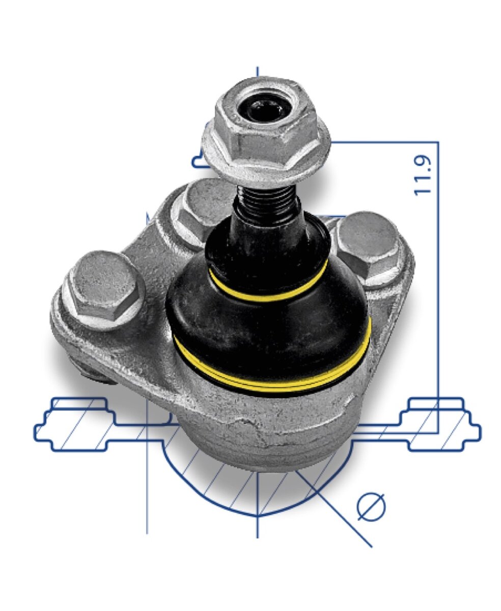  Шаровой шарнир MOOG® 
