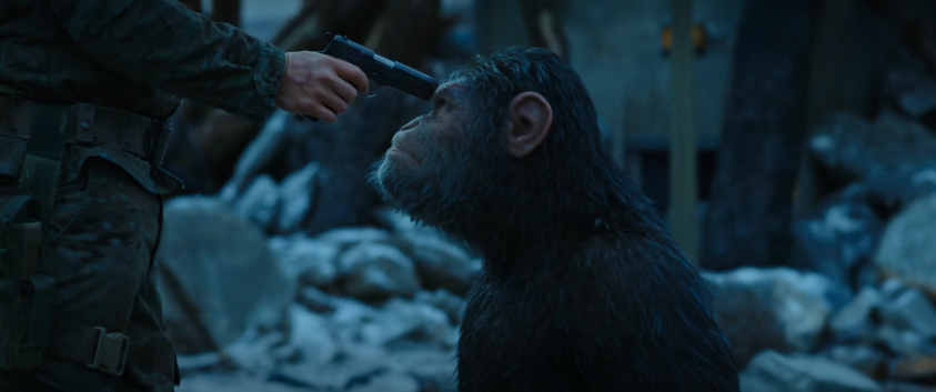 Скриншот из фильма: "Планета обезьян 3 война"