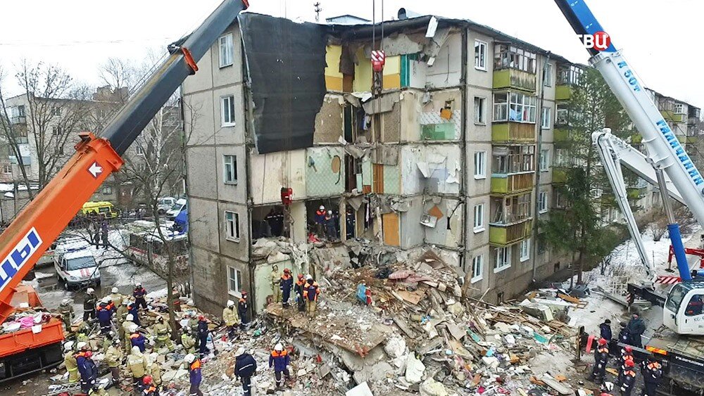 Взрыв газа в панельном доме, 2016 год, Ярославль, фото с сайта https://www.tvc.ru