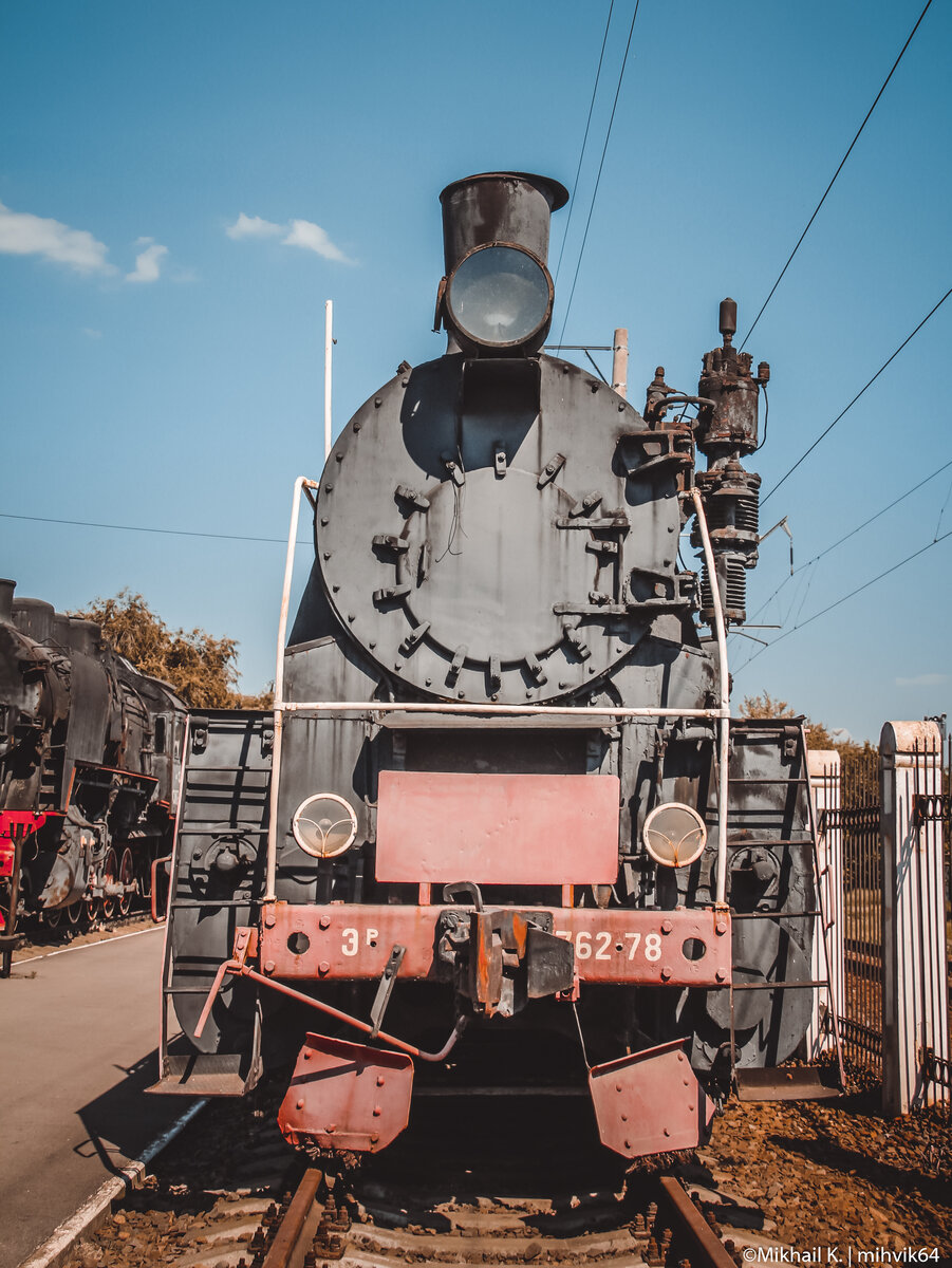                  Паровоз Эр762-78. Построен в 1951 г. в Румынии