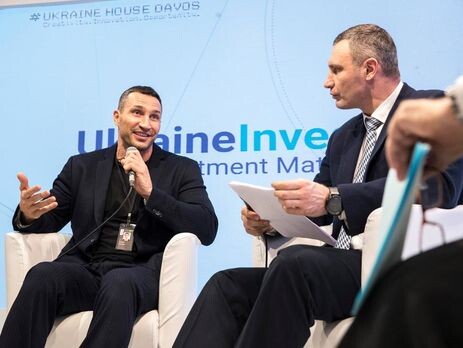 Два лучших оратора Украины в швейцарском Давосе.