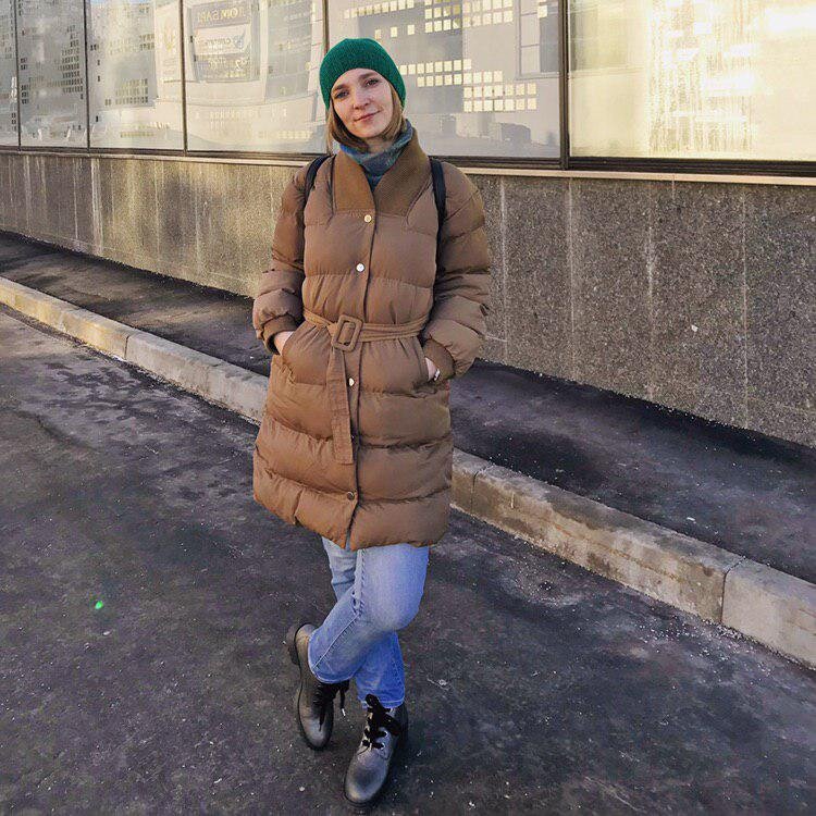 Куртка «АлиЭкспресс», шапка хендмейд, джинсы Uniqlo, обувь Ralf