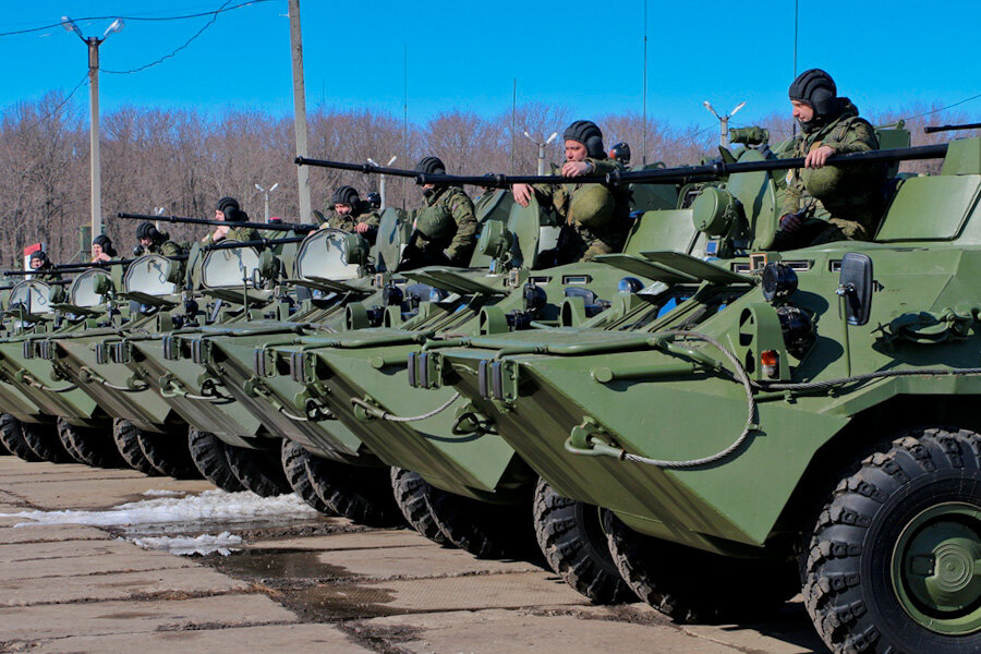 Подъем полка по боевой тревоге