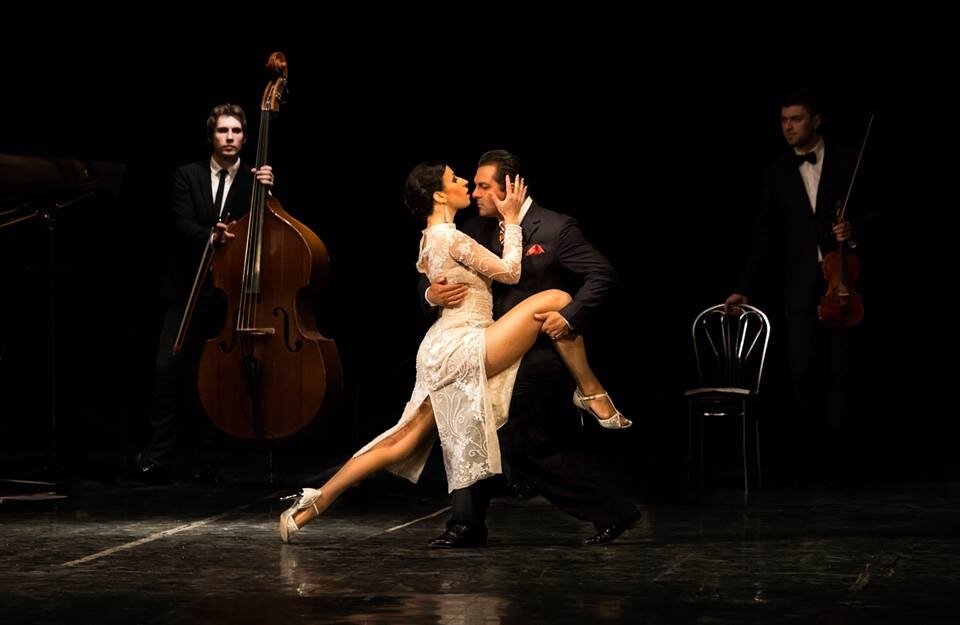 Мануэла Риверо и Франсиско Форкера на фестивале танго в Москве. 
Снимок Андрея Данилова