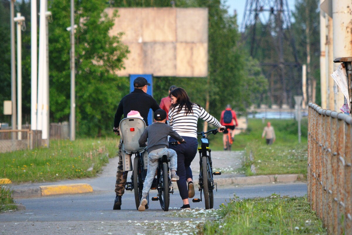 Велосипед ещё больше сближает семьи