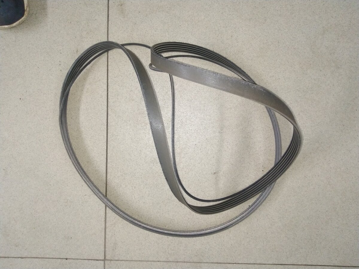 Обводной ремень, срезало "ручеёк"