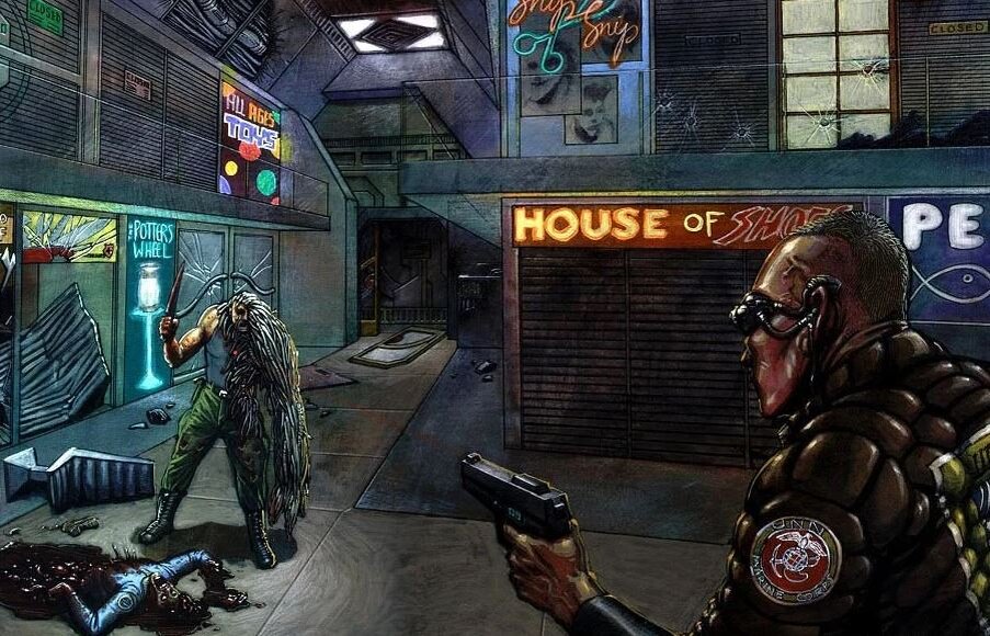 Концепт-арт System Shock 2.