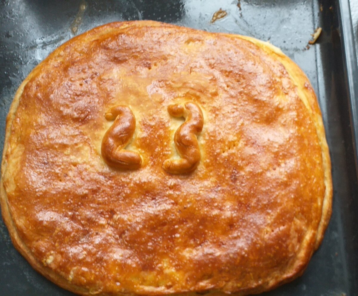 Вот такой я делала на 23 февраля